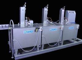 RAMCO Semi-automated fluorescent penetrant inspection system for aerospace